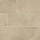 12x24 Sande Stone-Look Matte Smooth Porcelain Tile Beige Sand