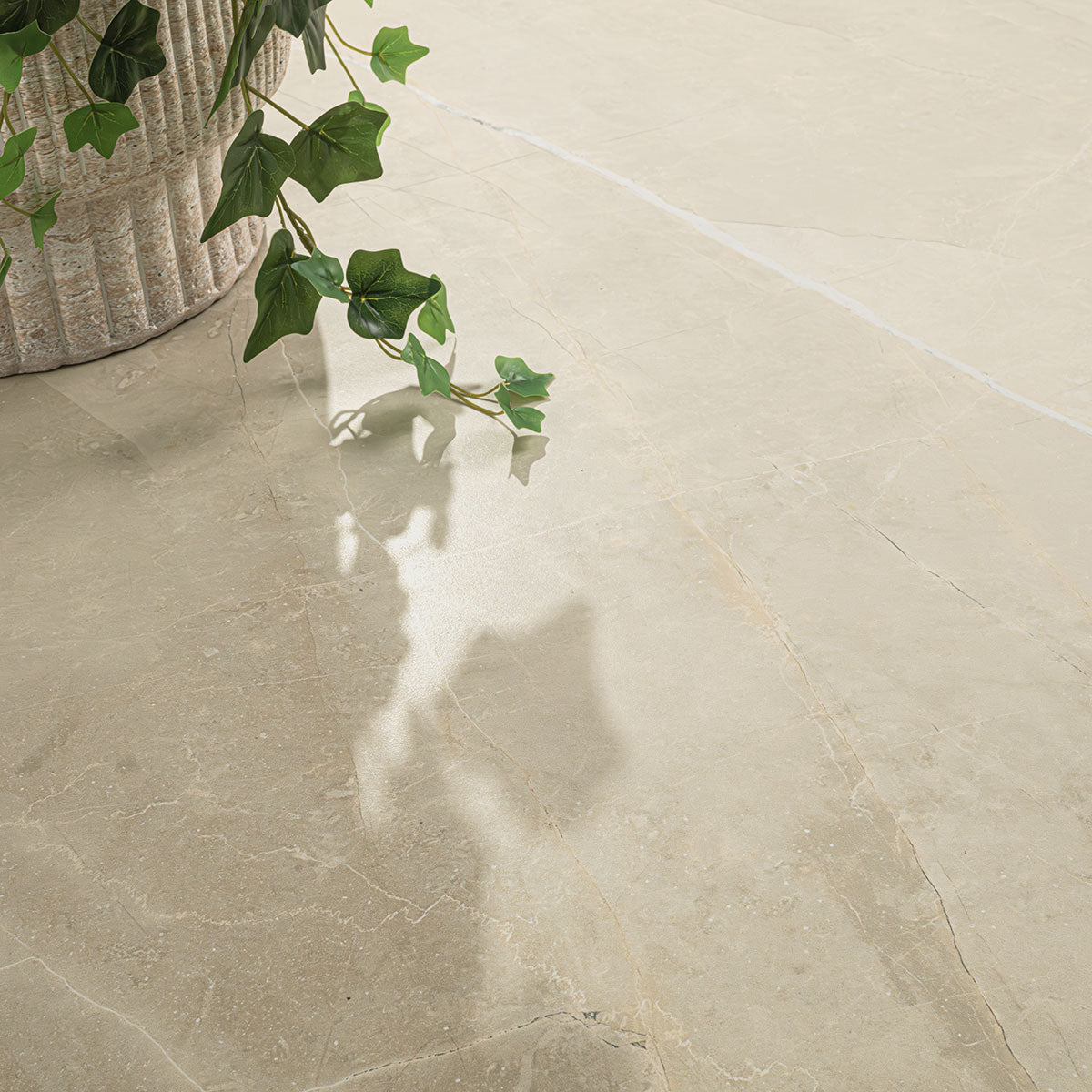 12x24 Sande Stone-Look Matte Smooth Porcelain Tile Beige Sand