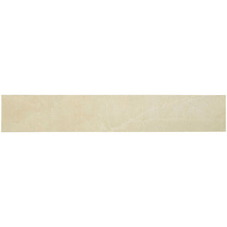 Beige Sand - 3x18 Sande Bullnose Stone-Look Matte Smooth Porcelain Tile