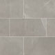 12x24 Sande Stone-Look Matte Smooth Porcelain Tile Grey Stone