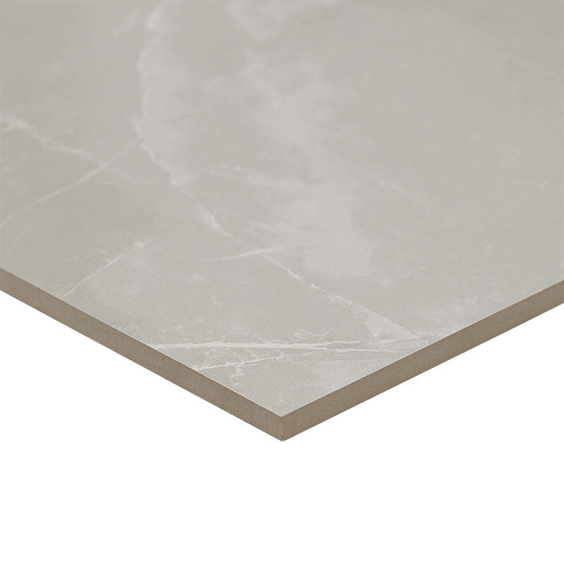 12x24 Sande Stone-Look Matte Smooth Porcelain Tile Grey Stone