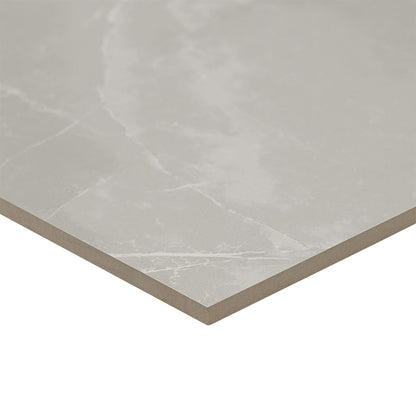 12x24 Sande Stone-Look Matte Smooth Porcelain Tile Grey Stone