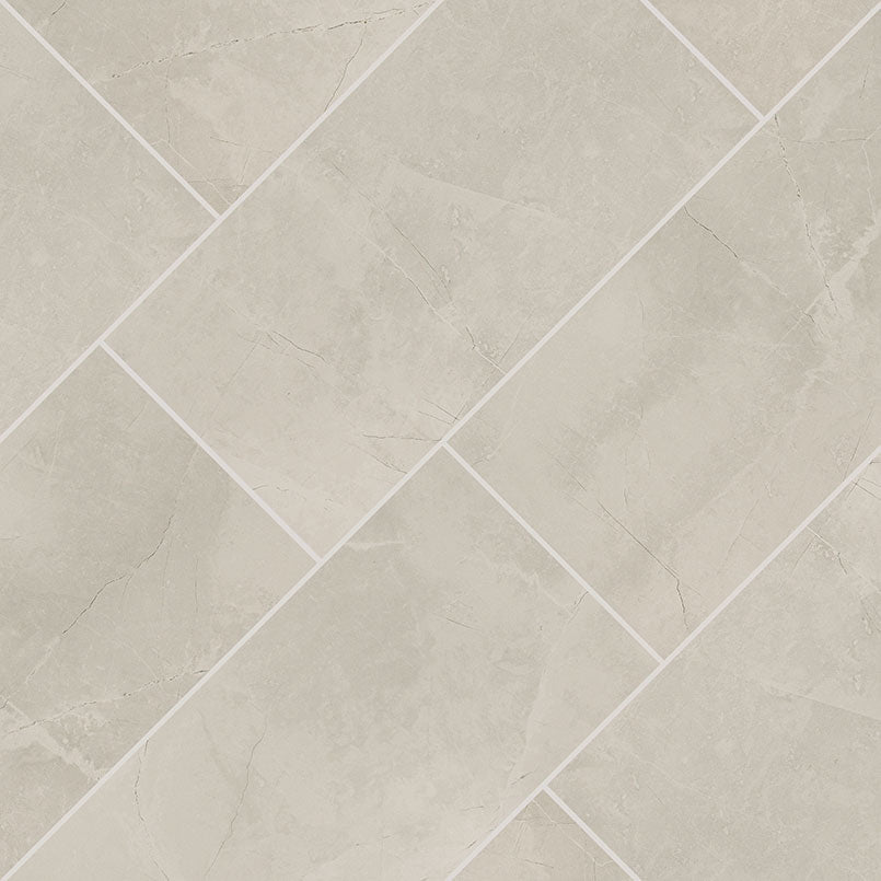 12x24 Sande Stone-Look Matte Smooth Porcelain Tile Light Taupe