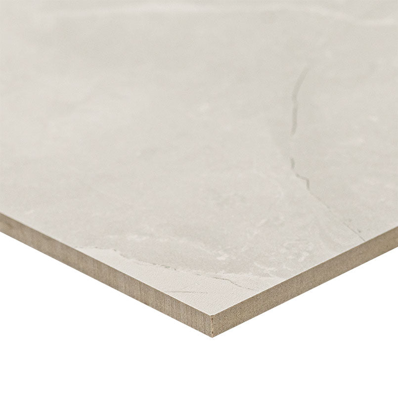 12x24 Sande Stone-Look Matte Smooth Porcelain Tile Light Taupe