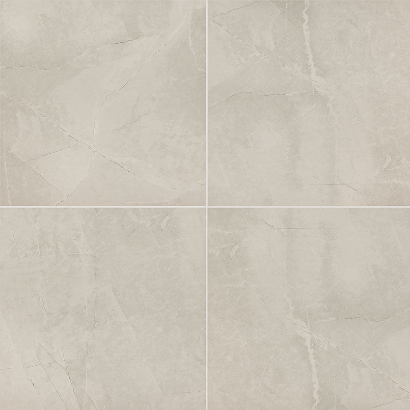 24x24 Sande Stone-Look Matte Smooth Porcelain Tile Light Taupe