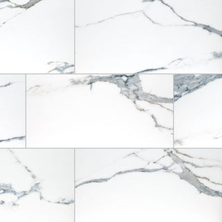12x24 Savoy Marble-Look Matte Smooth Porcelain Tile