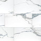 12x24 Savoy Marble-Look Matte Smooth Porcelain Tile Grey White