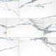 24x48 Savoy Marble-Look Matte Smooth Porcelain Tile Grey White