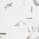 2x2 Savoy Mosaic Marble-Look Matte Smooth Porcelain Tile Grey White
