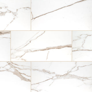 24x48 Savoy Marble-Look Matte Smooth Porcelain Tile