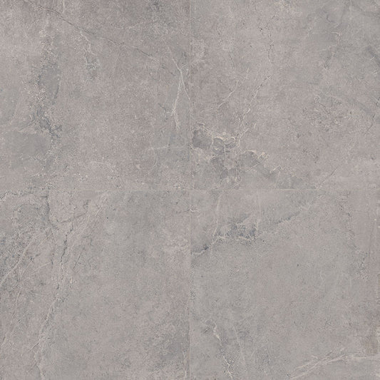24x24 Soreno Stone-Look Matte Textured Porcelain Tile Dusty Grey