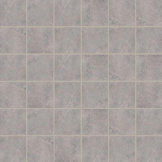 Dusty Grey - 2x2 Soreno Mosaic Stone-Look Matte Textured Porcelain Tile