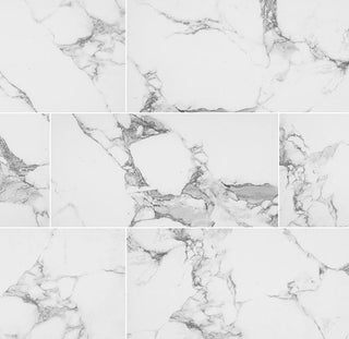 12x24 Pietra Statuario Marble-Look Matte Smooth Porcelain Tile