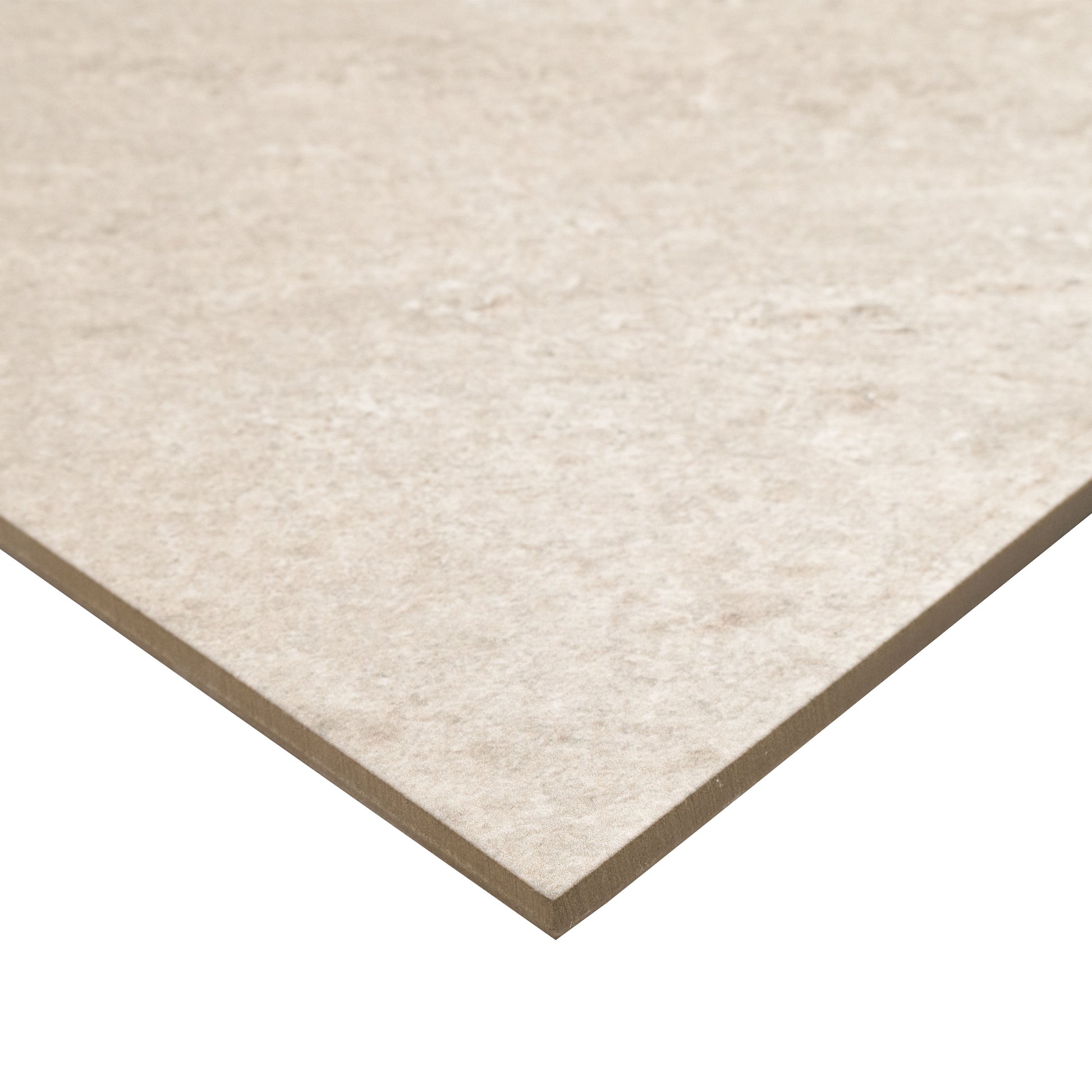 15x30 Traktion Stowe Slate-Look Matte Textured Porcelain Tile Sand Beige