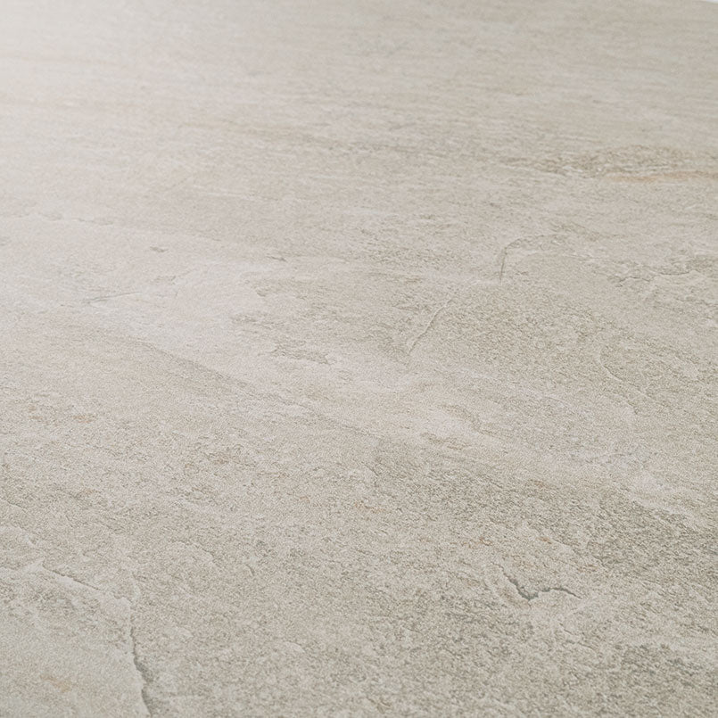 24x48 Traktion Stowe Slate-Look Matte Textured Porcelain Tile Sand Beige
