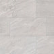 15x30 Traktion Stowe Slate-Look Matte Textured Porcelain Tile Soft Grey