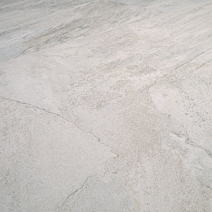 24x48 Traktion Stowe Slate-Look Matte Textured Porcelain Tile Soft Grey