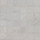 2x2 Traktion Stowe Mosaic Slate-Look Matte Textured Porcelain Tile Soft Grey