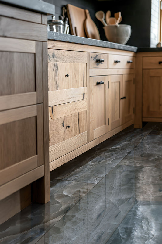 24x48 Tourmaline Onyx-Look Polished Smooth Porcelain Tile