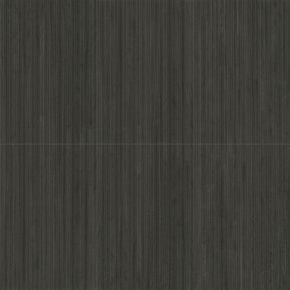 16x48 Urbanslat Mosaic Wood-Look Matte 3D Geometric Fluted Ceramic Tile Ebony Black