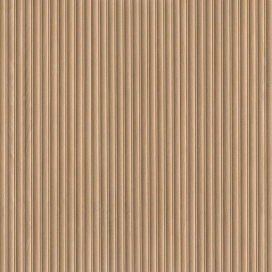 Walnut Brown - 16x48 Urbanslat Mosaic Natural Matte 3D Geometric Line-Relief Ceramic Tile