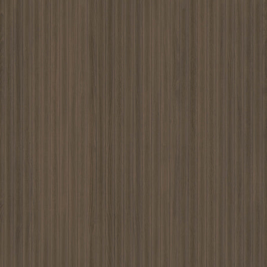 16x48 Urbanslat Mosaic Wood-Look Matte 3D Geometric Line-Relief Ceramic Tile Walnut Brown