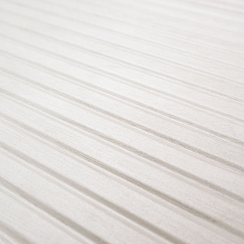 16x48 Urbanslat Mosaic Wood-Look Matte 3D Geometric Line-Relief Ceramic Tile Soft White