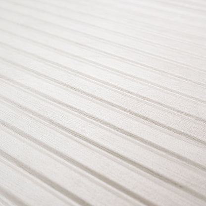 16x48 Urbanslat Mosaic Wood-Look Matte 3D Geometric Line-Relief Ceramic Tile Soft White