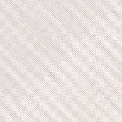 16x48 Urbanslat Mosaic Wood-Look Matte 3D Geometric Line-Relief Ceramic Tile Soft White