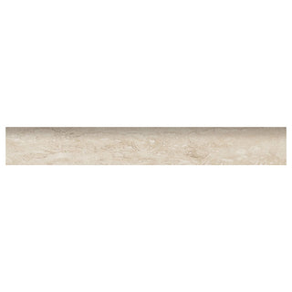 3x24 Veneto Bullnose Travertine-Look Matte Textured Porcelain Tile