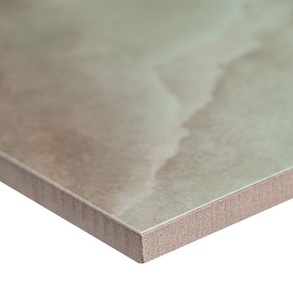 24x48 Verde Vivo Onyx-Look Polished Smooth Porcelain Tile Mint Onyx