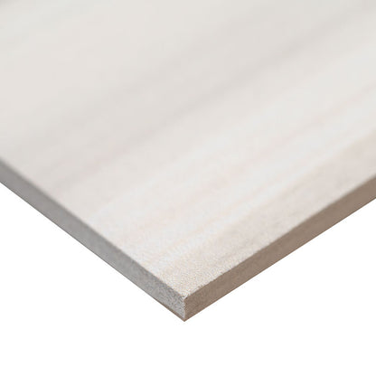 12x24 Watercolor Stone-Look Matte Smooth Porcelain Tile Soft White