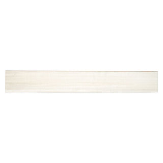 Soft White - 3.5x24 Watercolor Bullnose Stone-Look Matte Smooth Porcelain Tile