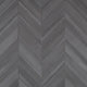 12x15 Watercolor Chevron Mosaic Concrete-Look Matte Smooth Porcelain Tile Slate Gray