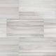 12x24 Watercolor Wood-Look Matte Smooth Porcelain Tile Light Gray