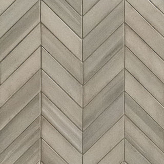 12x15 Watercolor Chevron Wood-Look Matte Smooth Porcelain Tile