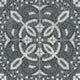 8x8 Constantino Patchwork Patterned Stone-Look Matte Textured Porcelain Tile Charcoal White