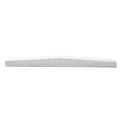 2x10 Convex 3D-Geometric Wavy Natural-Look Glossy Undulated Ceramic Tile Pure White