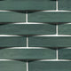 2x10 Convex 3D-Geometric Wavy Natural-Look Glossy Undulated Ceramic Tile