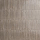 5x10 Gems 3D-Geometric Ribbed Solid-Color Glossy Smooth Porcelain Tile Brown
