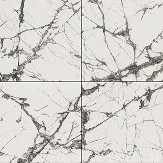 Ivory Marble - 48x48 Lux Iceberg Marble-Look Polished Smooth Porcelain Tile