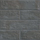 2.5x10 Mattonella Natural-Look Satin Textured Ceramic Tile Charcoal Grey