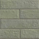 2.5x10 Mattonella Natural-Look Satin Textured Ceramic Tile Sage Green