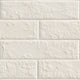 2.5x10 Mattonella Natural-Look Satin Textured Ceramic Tile Soft Cream
