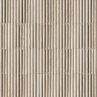 4.5x9 Sinfonia Mosaic Wood-Look Matte 3D Geometric Linear Porcelain Tile Beige Wood