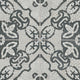 8x8 Trastevere Patchwork Patterned Mixed-Material Look Matte Textured Porcelain Tile Charcoal Grey