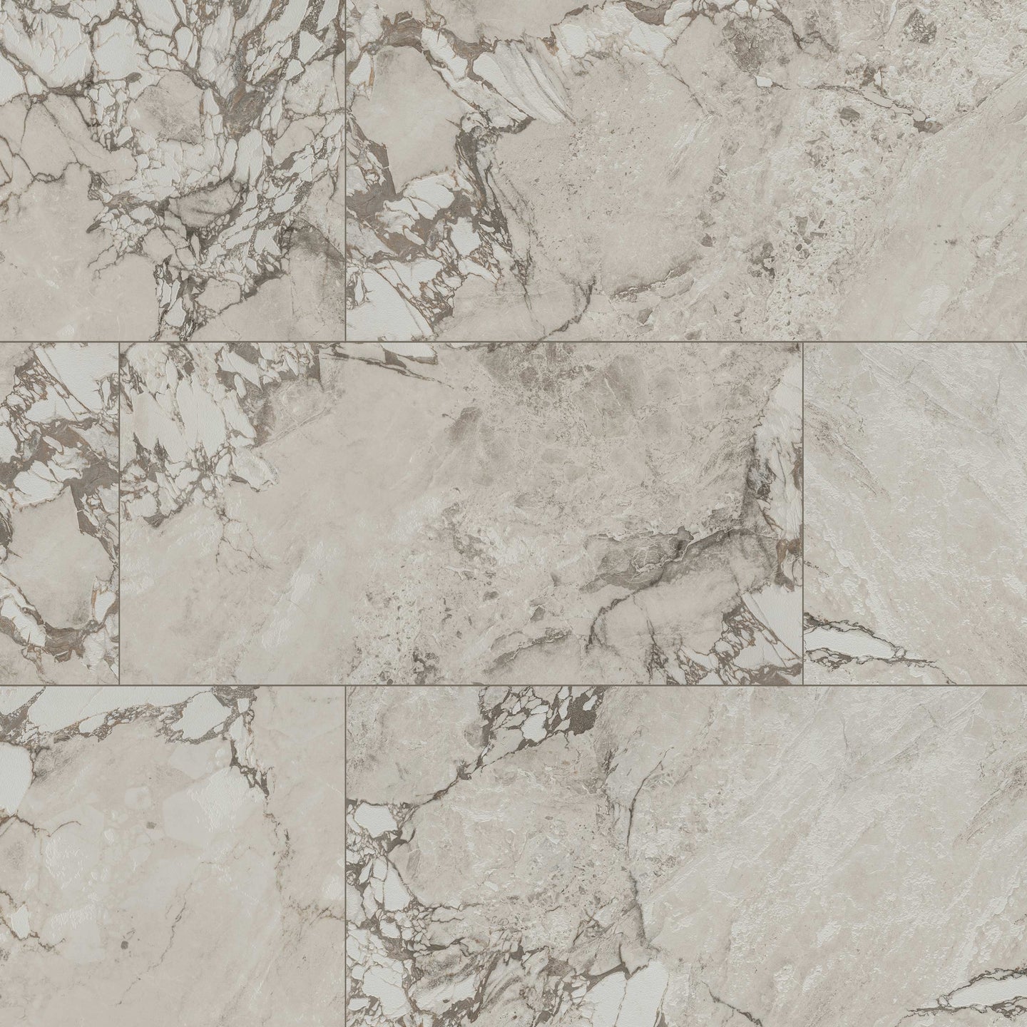 24x48 Via Marble-Look Matte Smooth Porcelain Tile Soft Beige