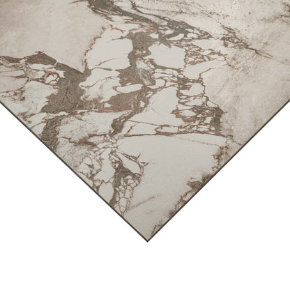 24x48 Via Marble-Look Matte Smooth Porcelain Tile Soft Beige