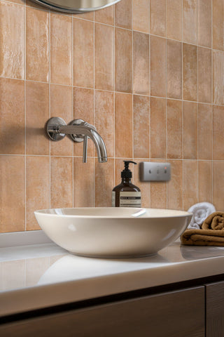 Sand Beige - 4x12 Village Natural-Look Matte Textured Ceramic Tile