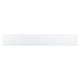 4x24 Domino Bullnose Solid-Color Polished Smooth Porcelain Tile White